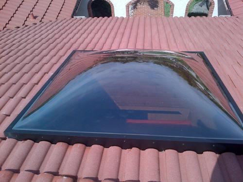 Installed Skylight Polycarbonate Domes 9